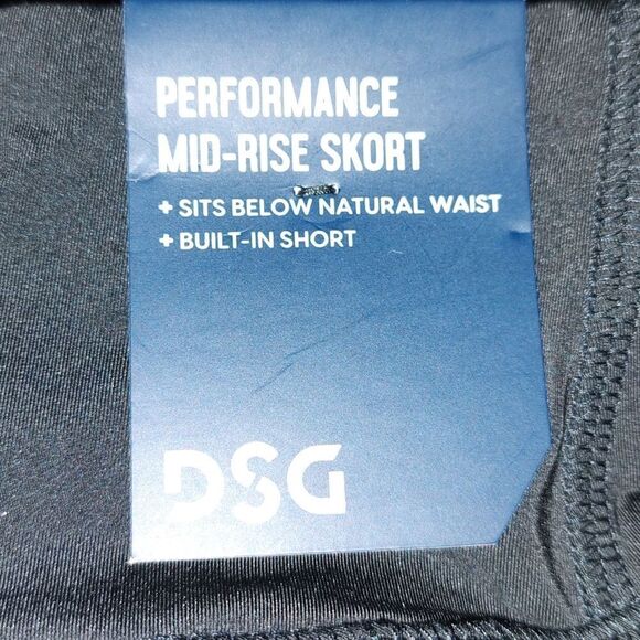 DSG Performance Black Flounce Skort Golf Skirt  Sz XL NWT - Picture 4 of 9